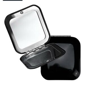 Glossy Black Compact Mirror